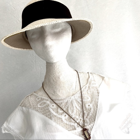 Vintage Alison J. Dress White Battenberg Lace M/L - Picture 4 of 14